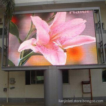 Outdoor Full Color LED Display with 16 x 16-pixel Resolution and 12mm Pixel Pitch